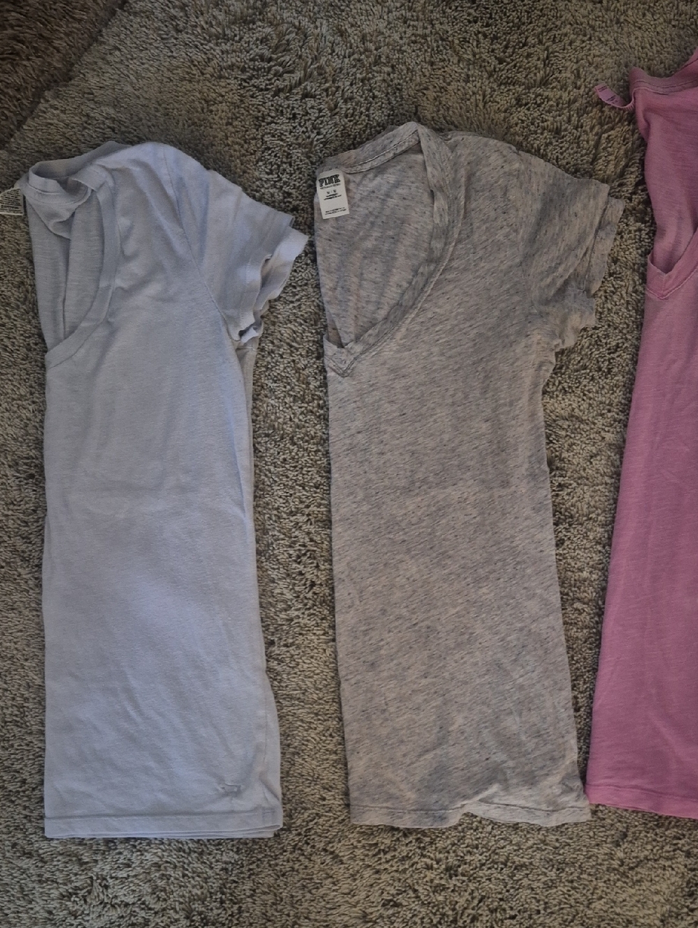 Victoria's Secret Pink, Light Gray, Lavendr, Peach Tank Tops - 4 Pack - Picture 6 of 8